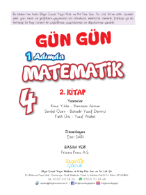 4. Sınıf Matematik 2. Kitap